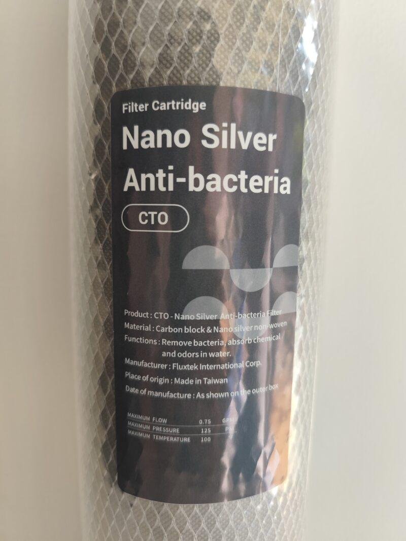 Φίλτρο Ενεργού Άνθρακα Antibacterial 20″ για συσκευές BIG BLUE 20" - Image 2